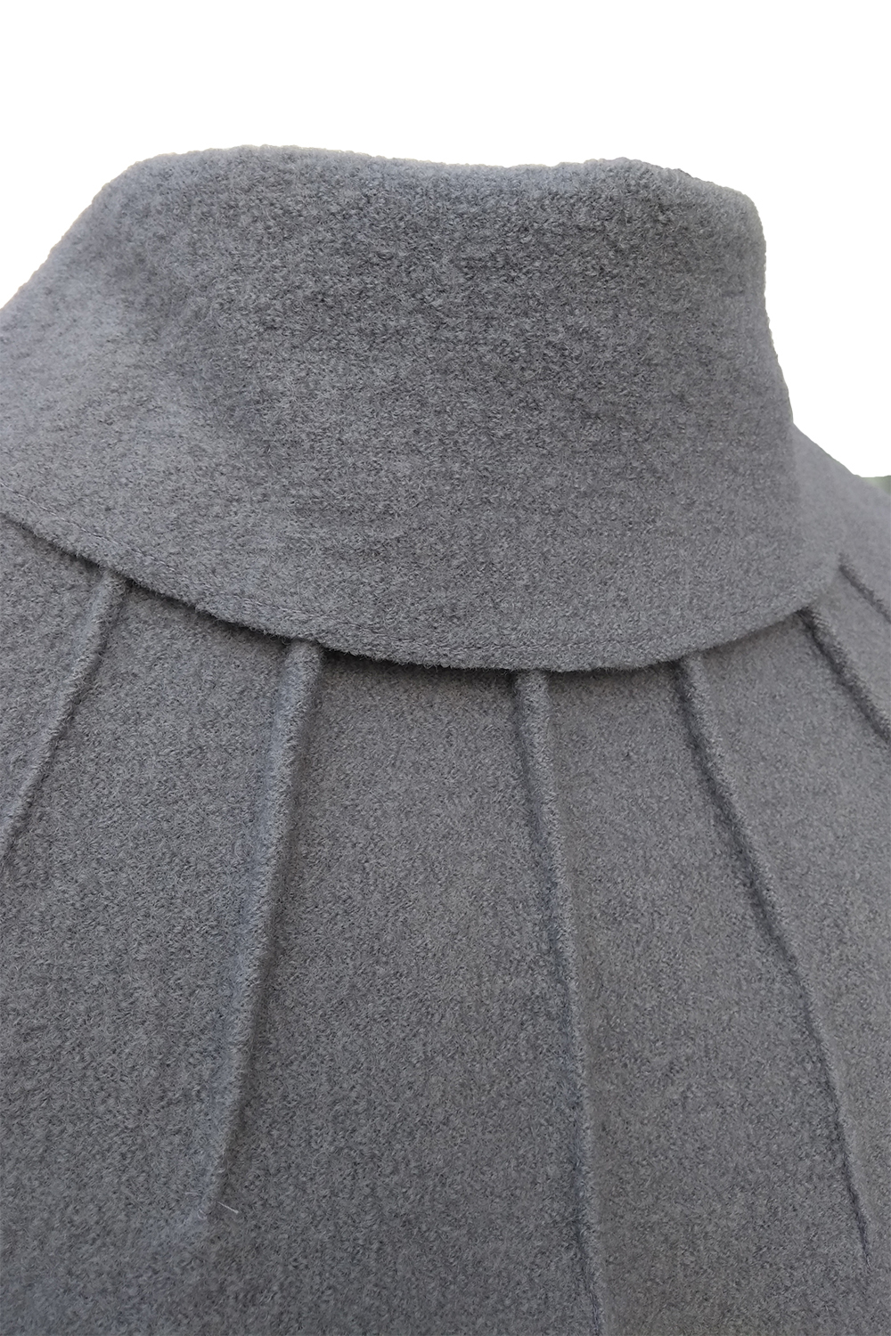 Angie, gewalkte Wolle grau